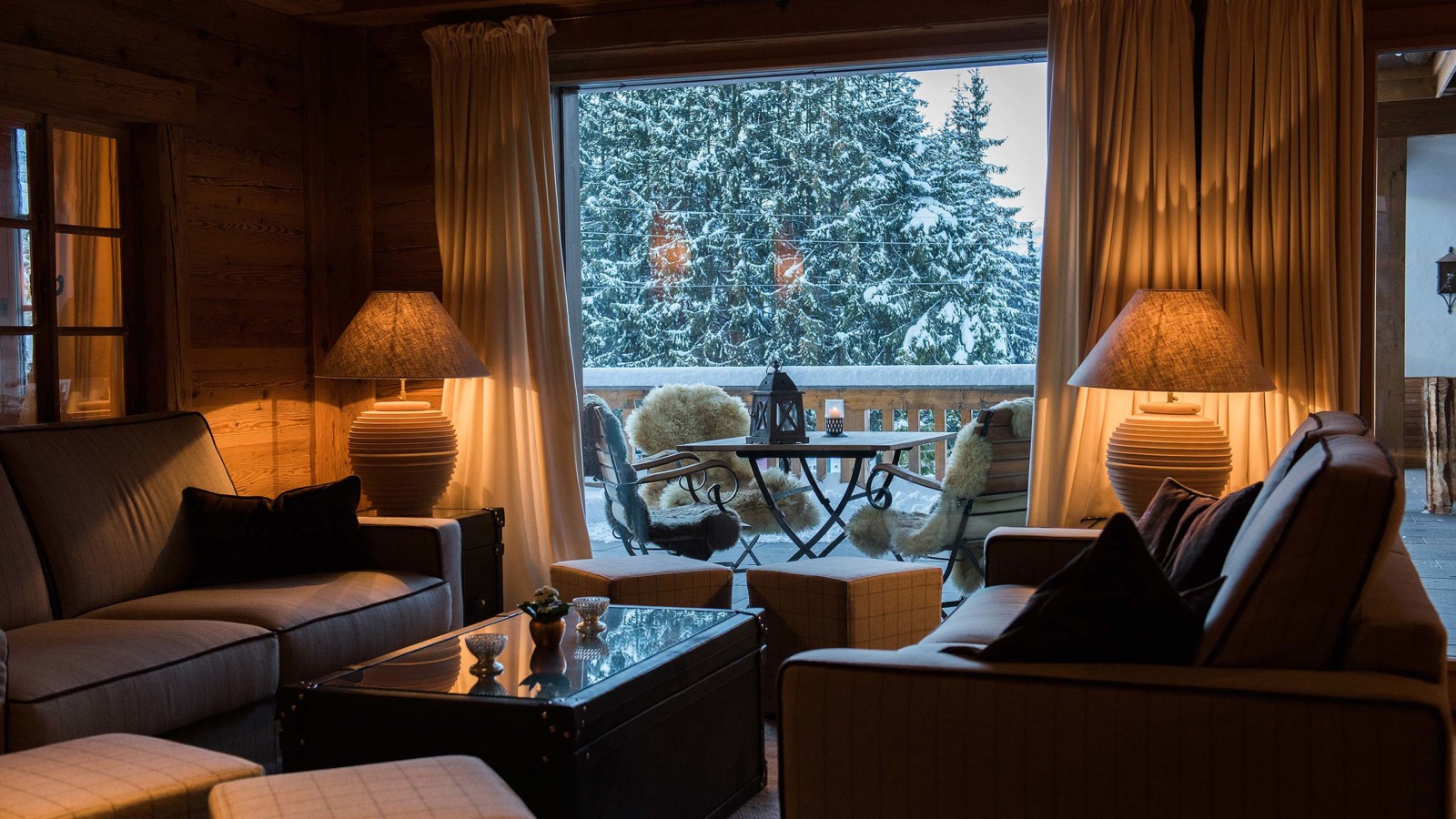 Hotel des Alpes von Bruno Kernen für entspannende Winterferien im Chalet