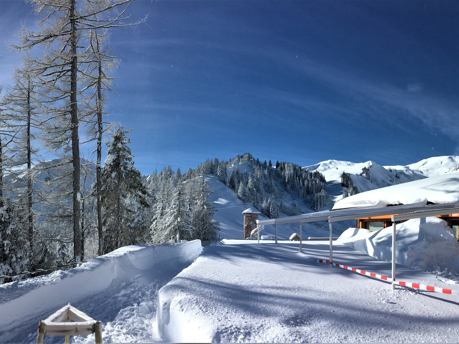 Winterwanderung auf dem Turren über den Panoramaweg