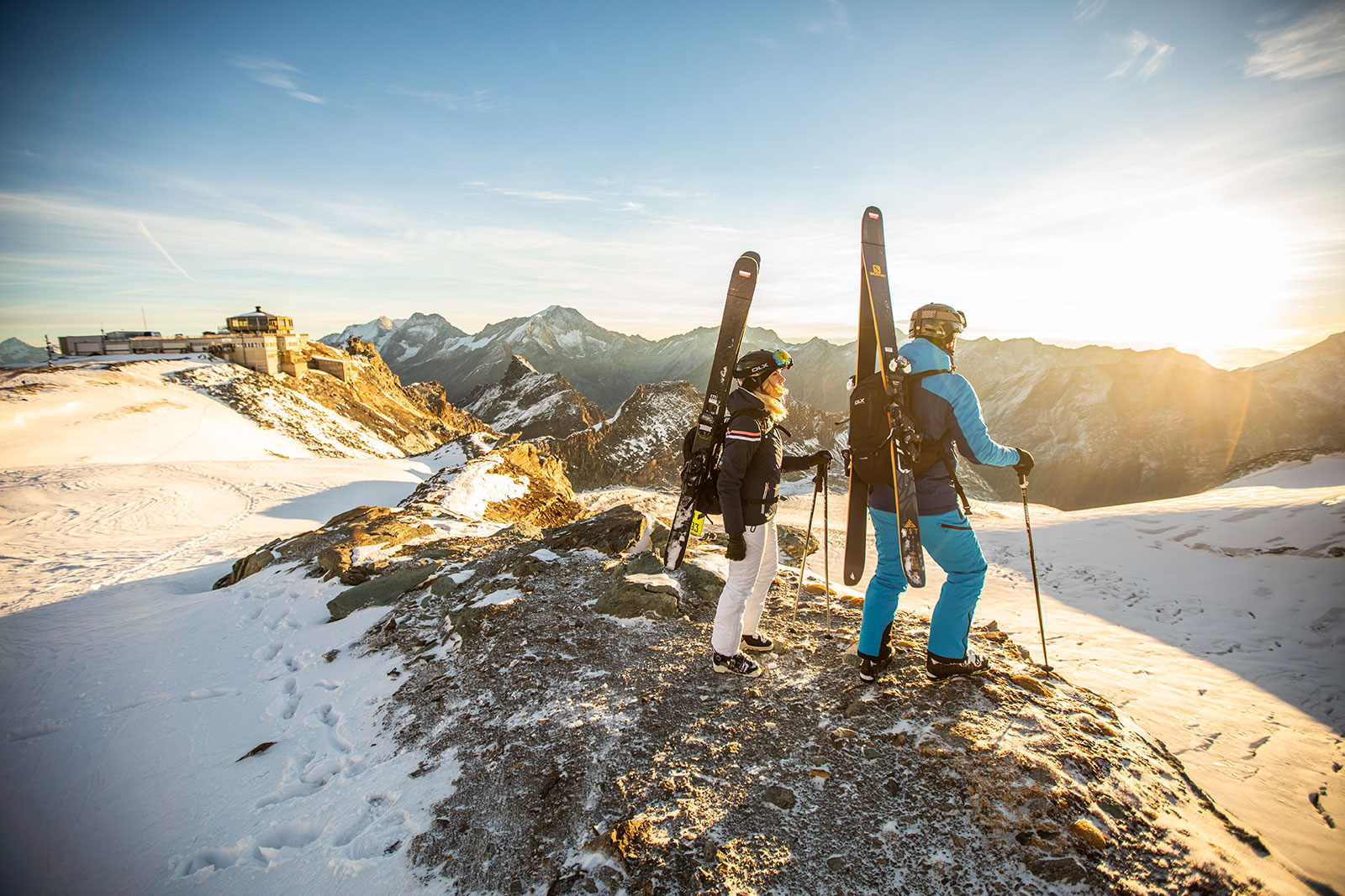 Skigebiet Saas-Fee als Topziel für Ausflüge im Wallis